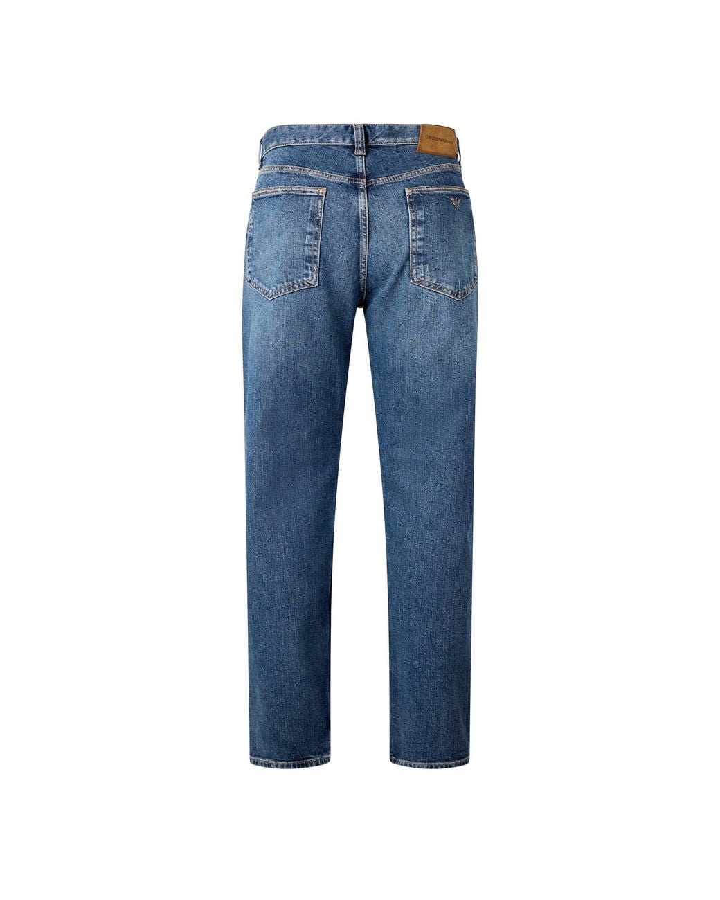 Emporio Armani Blue Straightleg Jeans for men