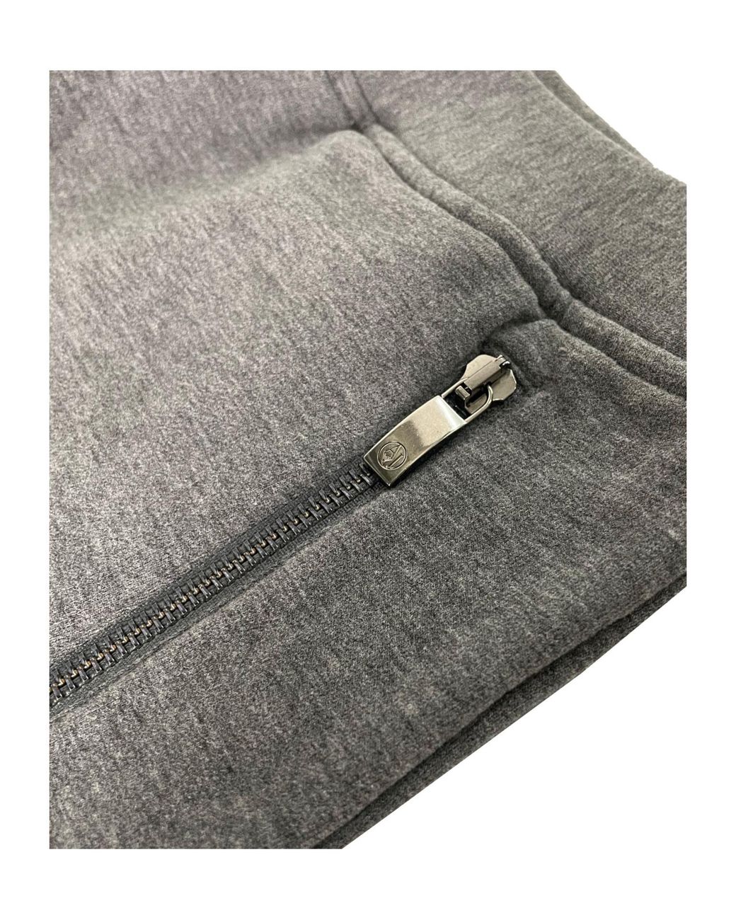 Armani Jeans Gray Elastic Zipper Sweatpants