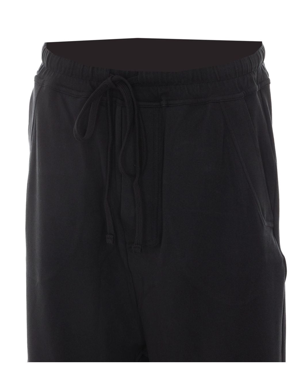 Thom Krom Black Drawstring Cargo Track Pants for men