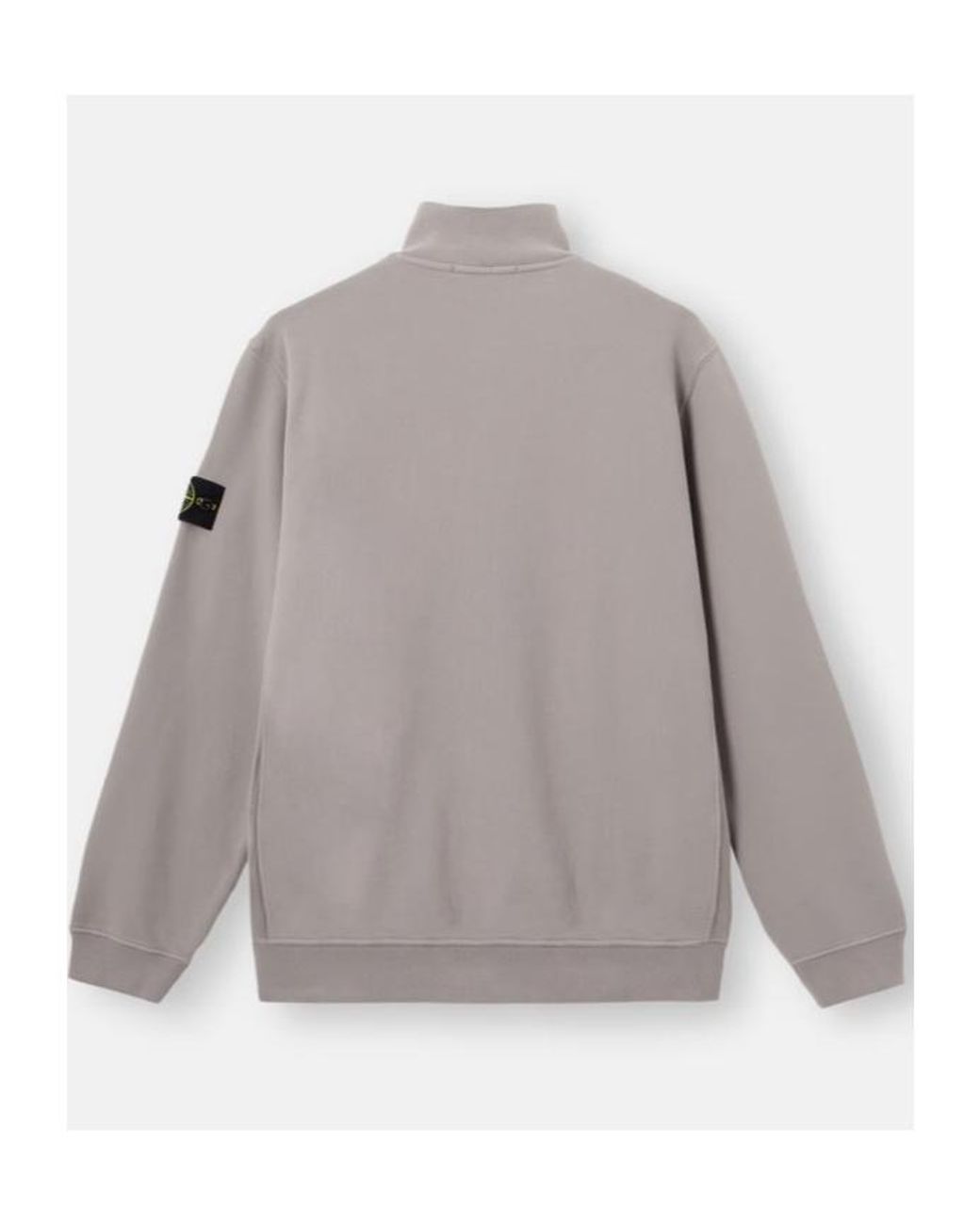 Stone Island Gray Regular-Fit Track Jacket With Ribbed Inserts for men