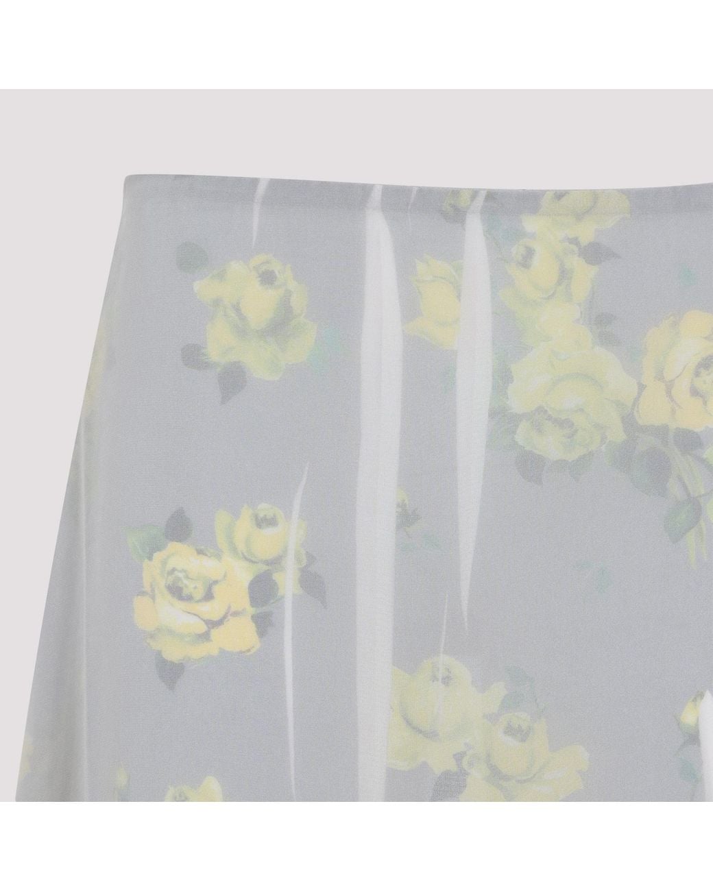 Acne Gray Pattern Skirt