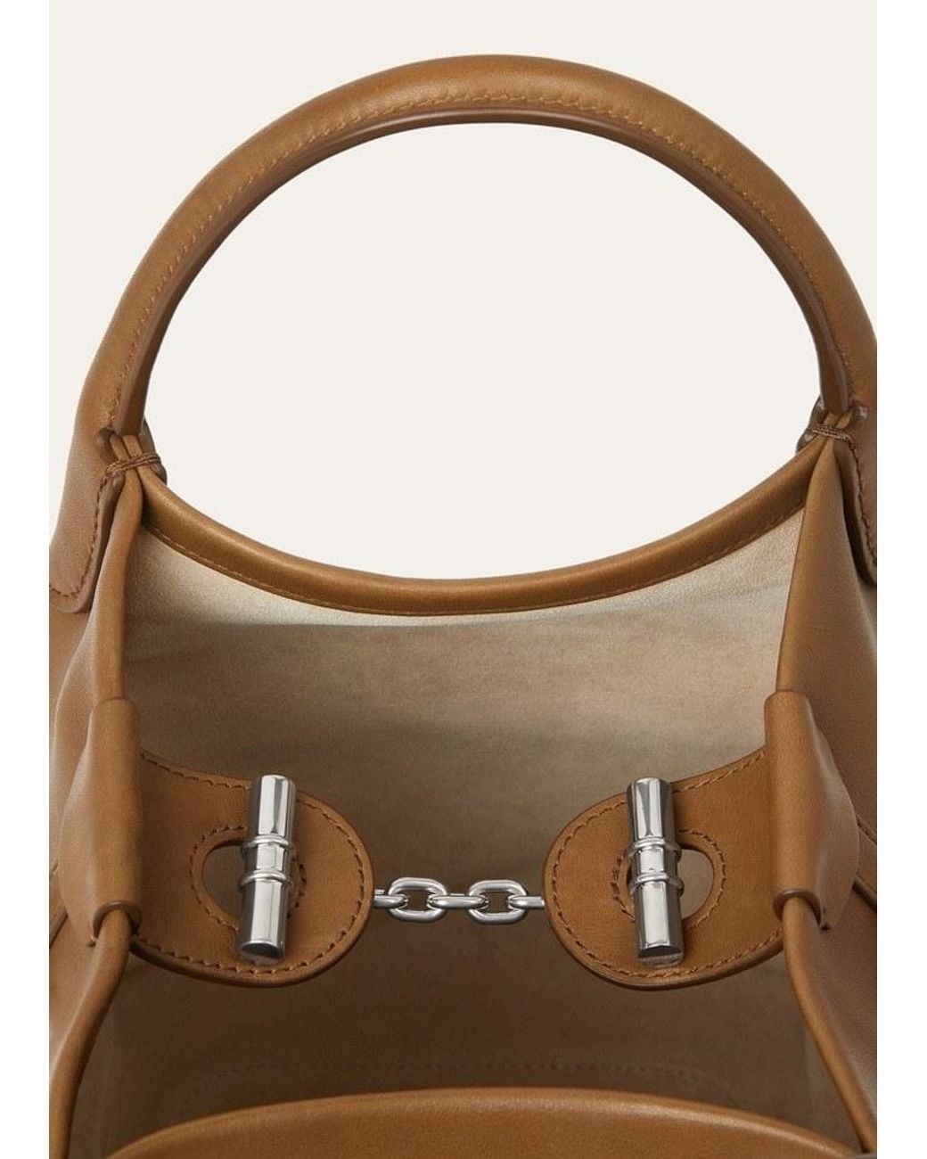 Loro Piana Brown Small Bale Bag