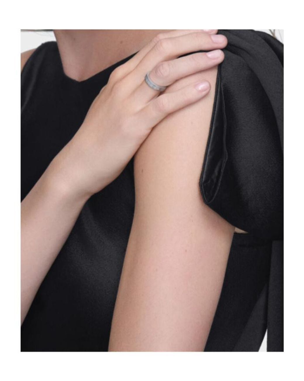 Maison Margiela White Engraved Detail Ring