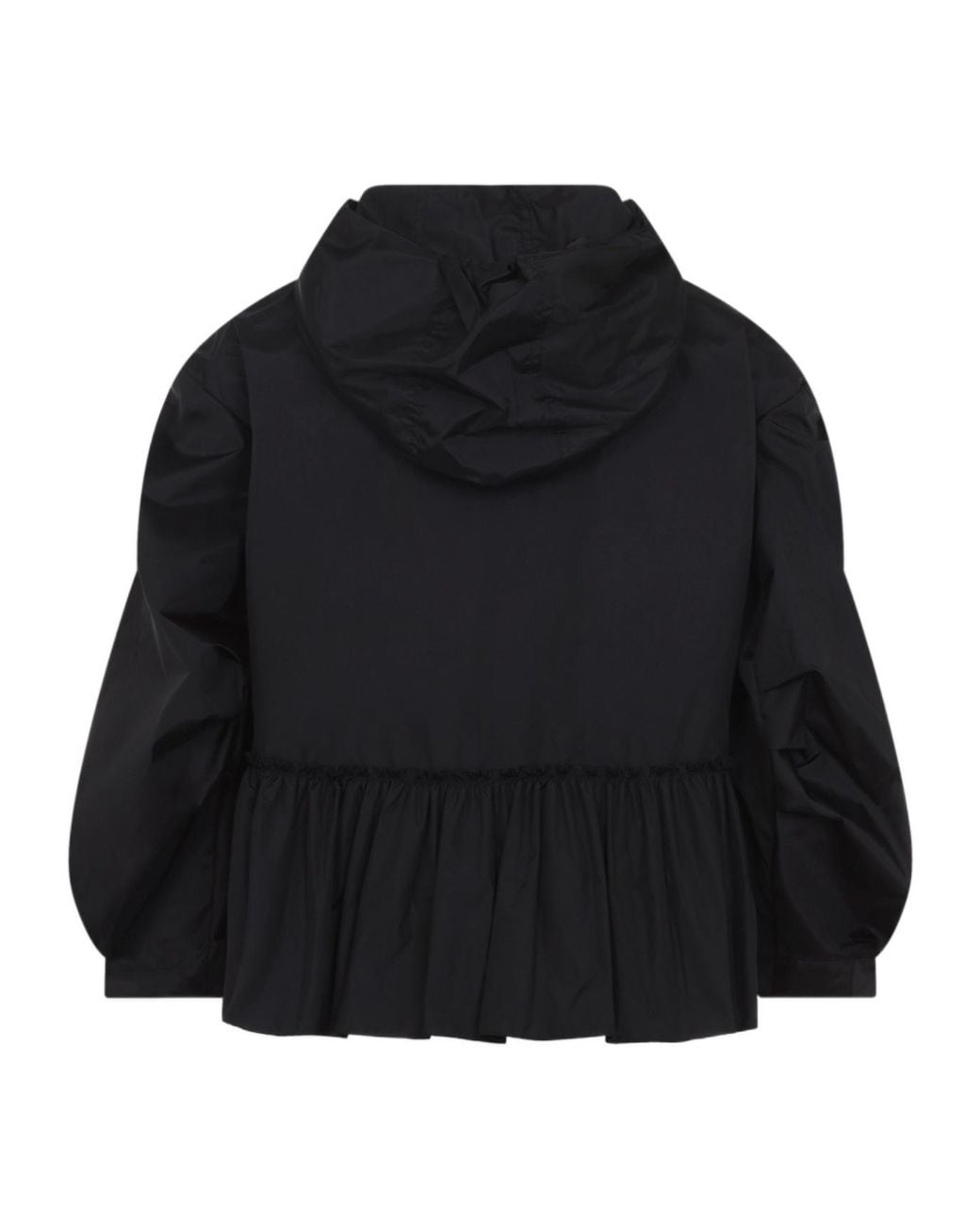 Simone Rocha Black Ruffle Frill Peplum Jacket