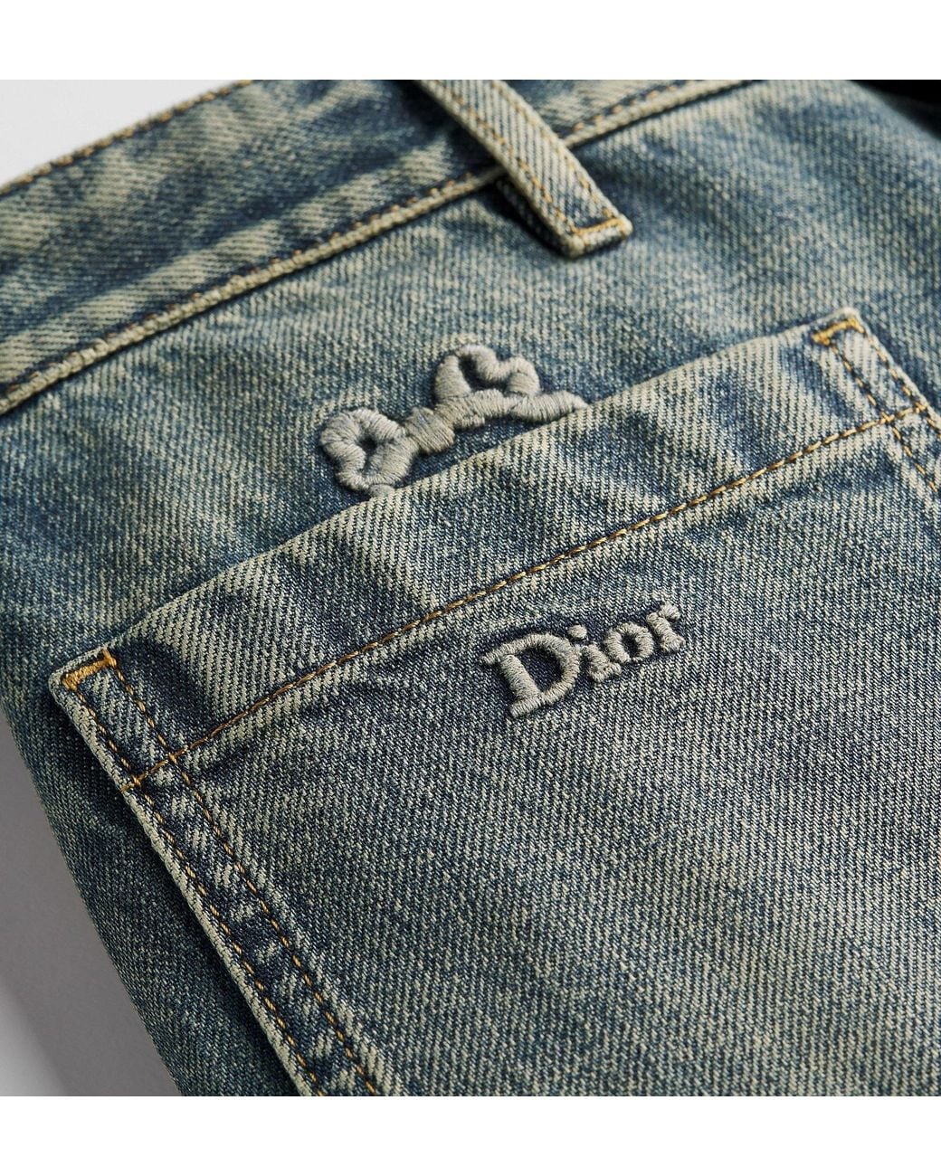Dior Gray Flared Jeans