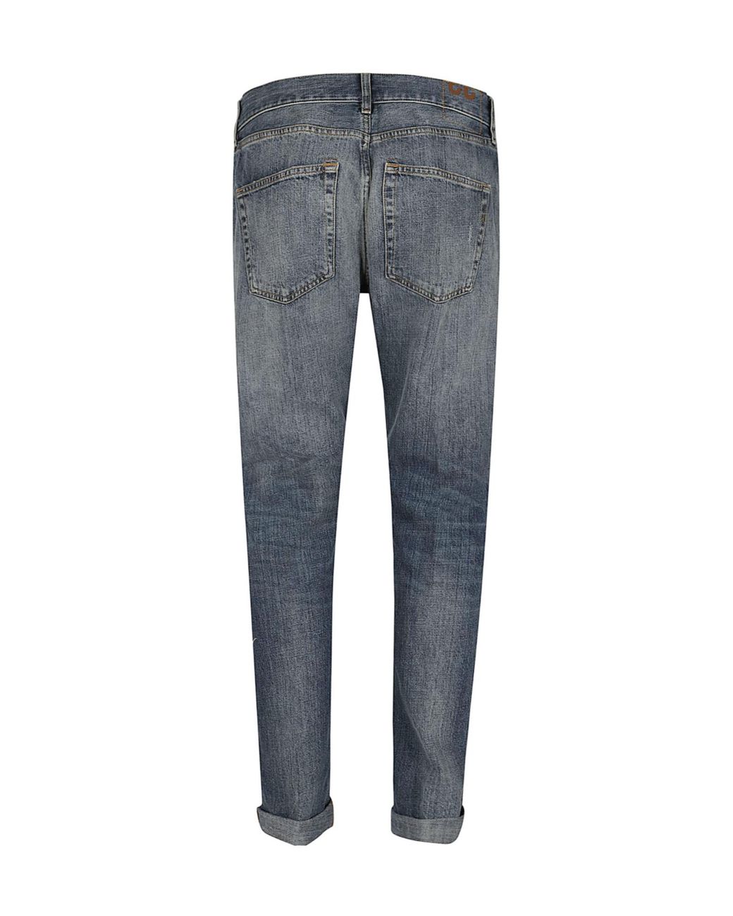 Dondup Blue Belt-Loop Jeans for men