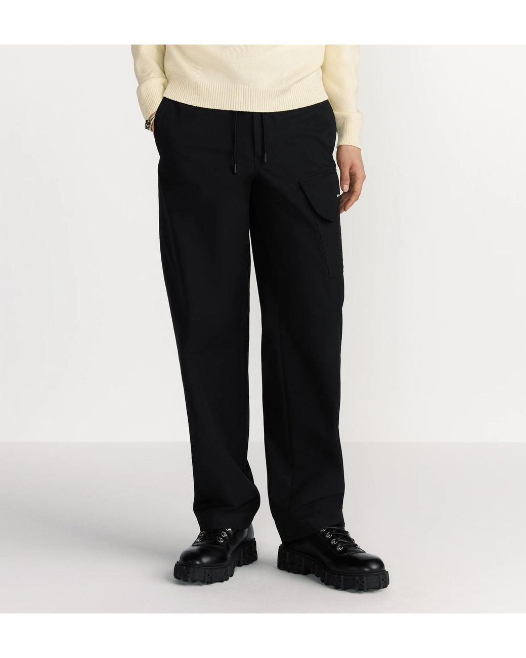 パンツ A/W2009 dior homme black pants Dior Homme Black Denim Wide Leg Jeans XL Dior | TLC US