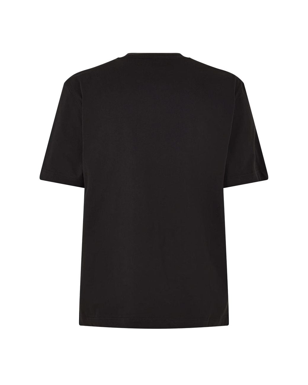 Barbour Black Crew Neck Short-Sleeved T-Shirt for men