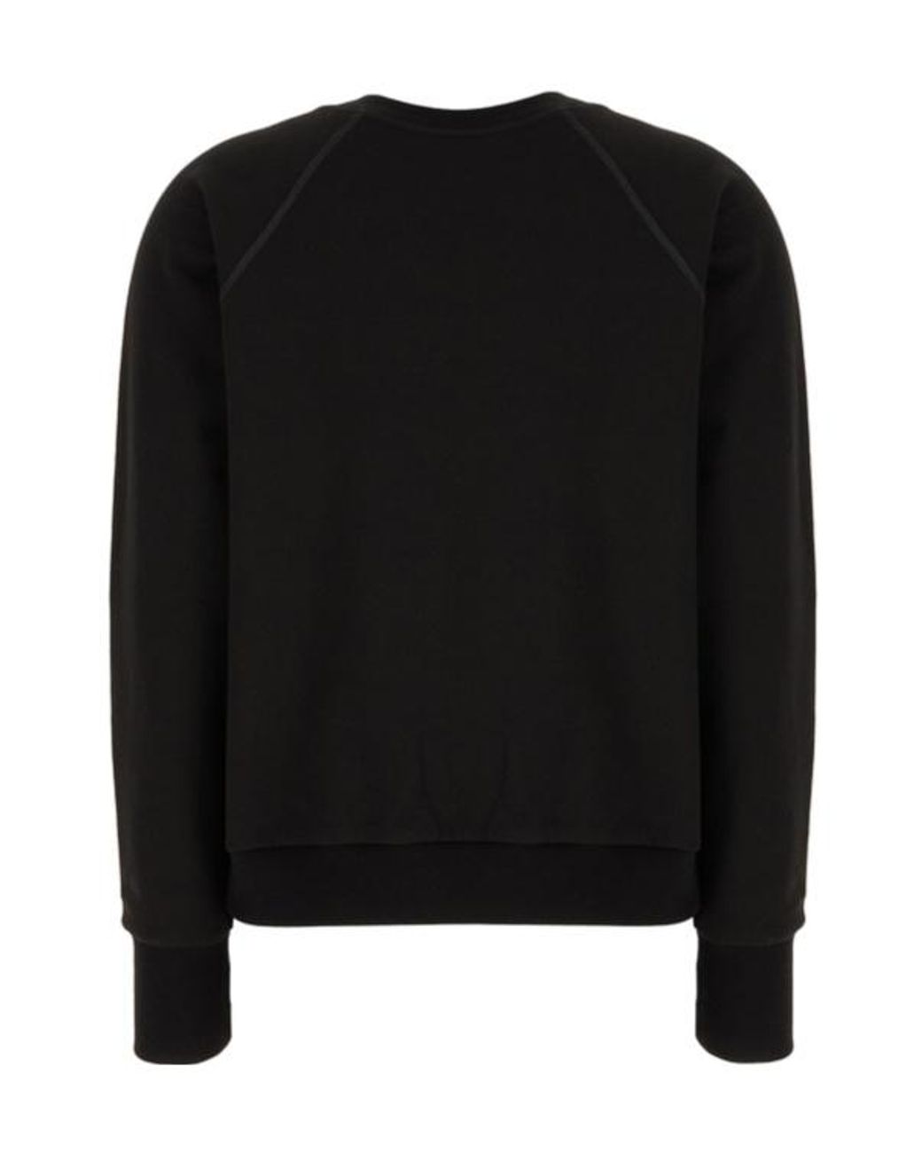 The Row Black Eulalia Crew-Neck Sweatshirt