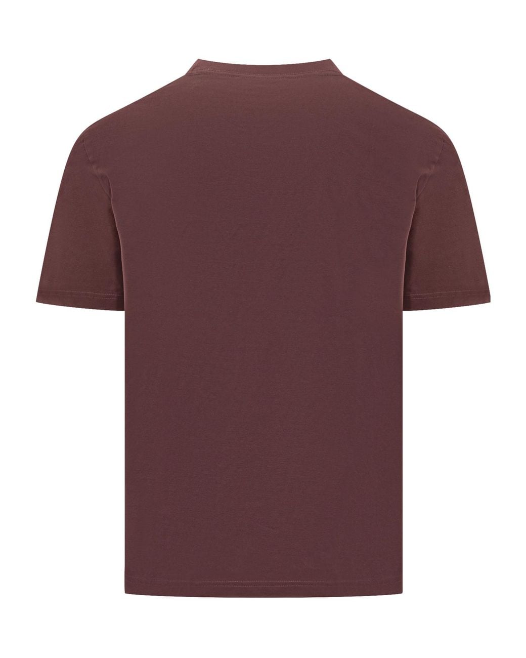 Lanvin Purple Logo Embroidered Crewneck T-Shirt for men