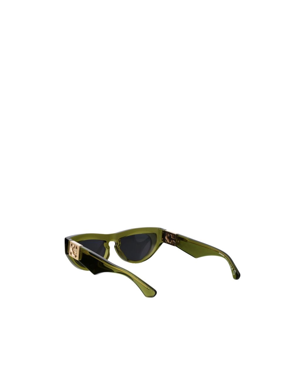 Burberry Green Eyewear Cat-Eye Sunglasses