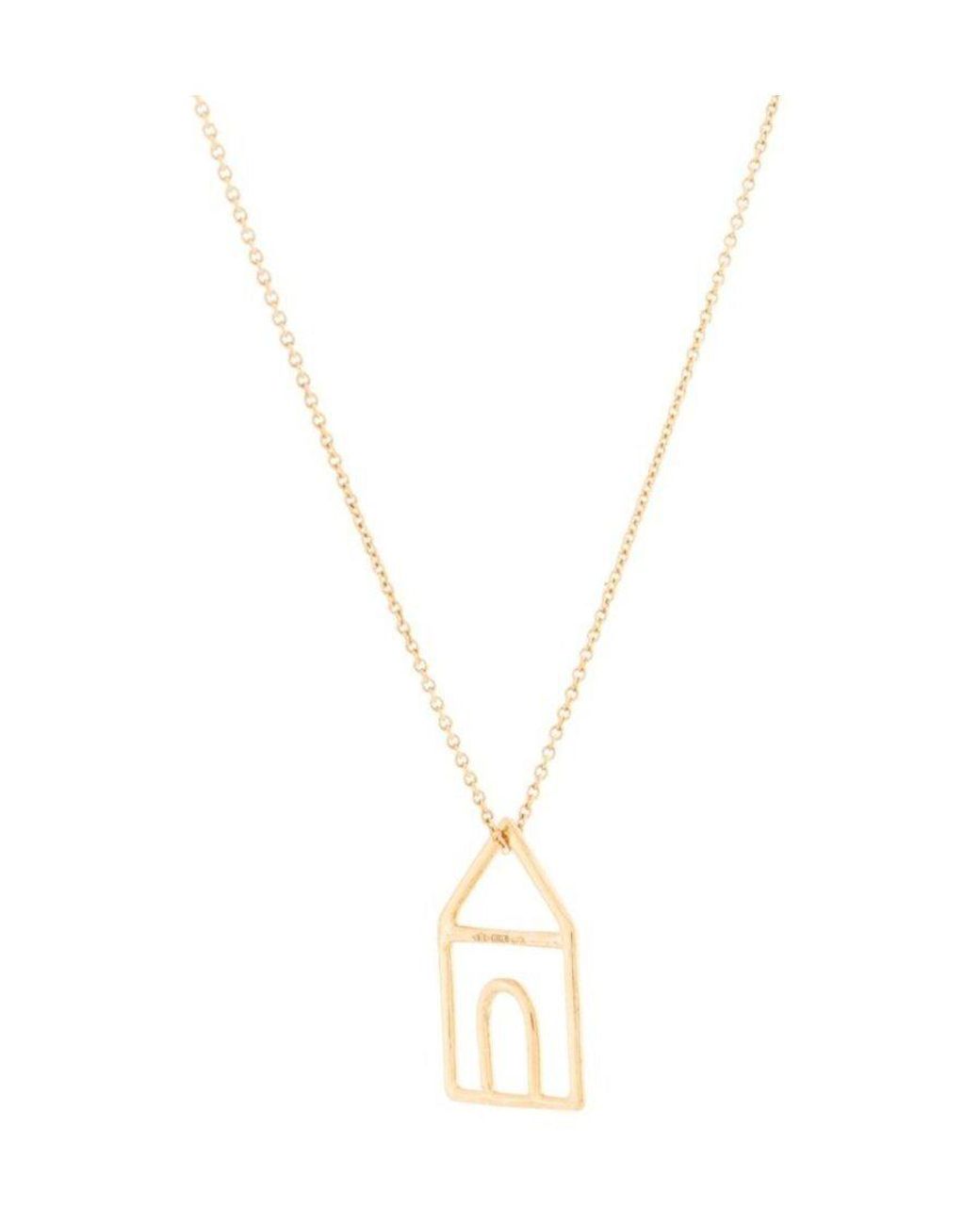 Aliita White Casita Pura Pendant Necklace