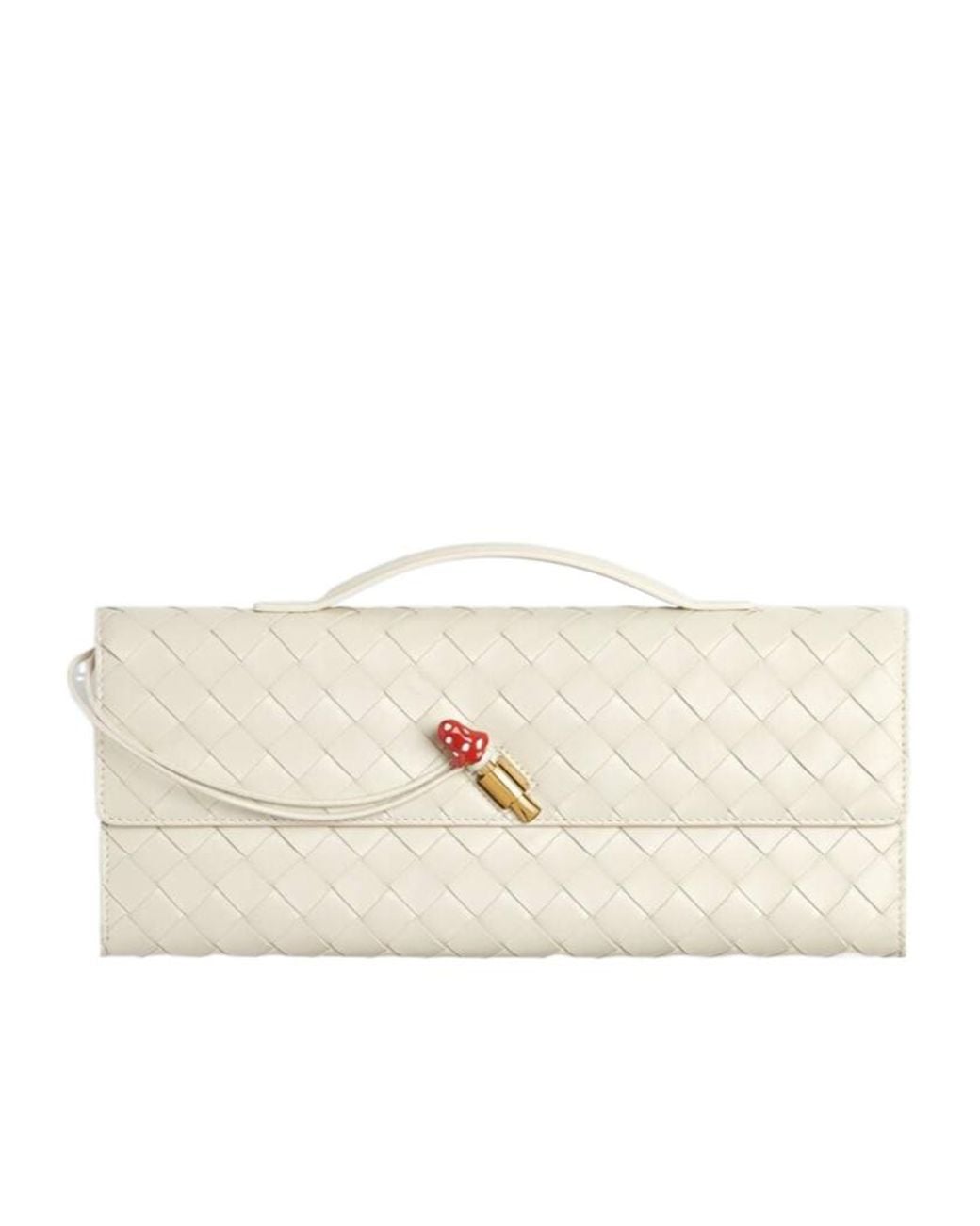 Bottega Veneta Natural Andiamo Clutch