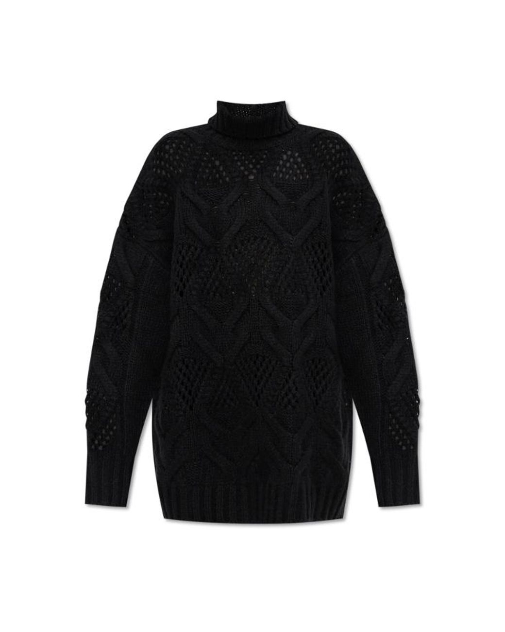 Sportmax Black Wool Turtleneck Edicola
