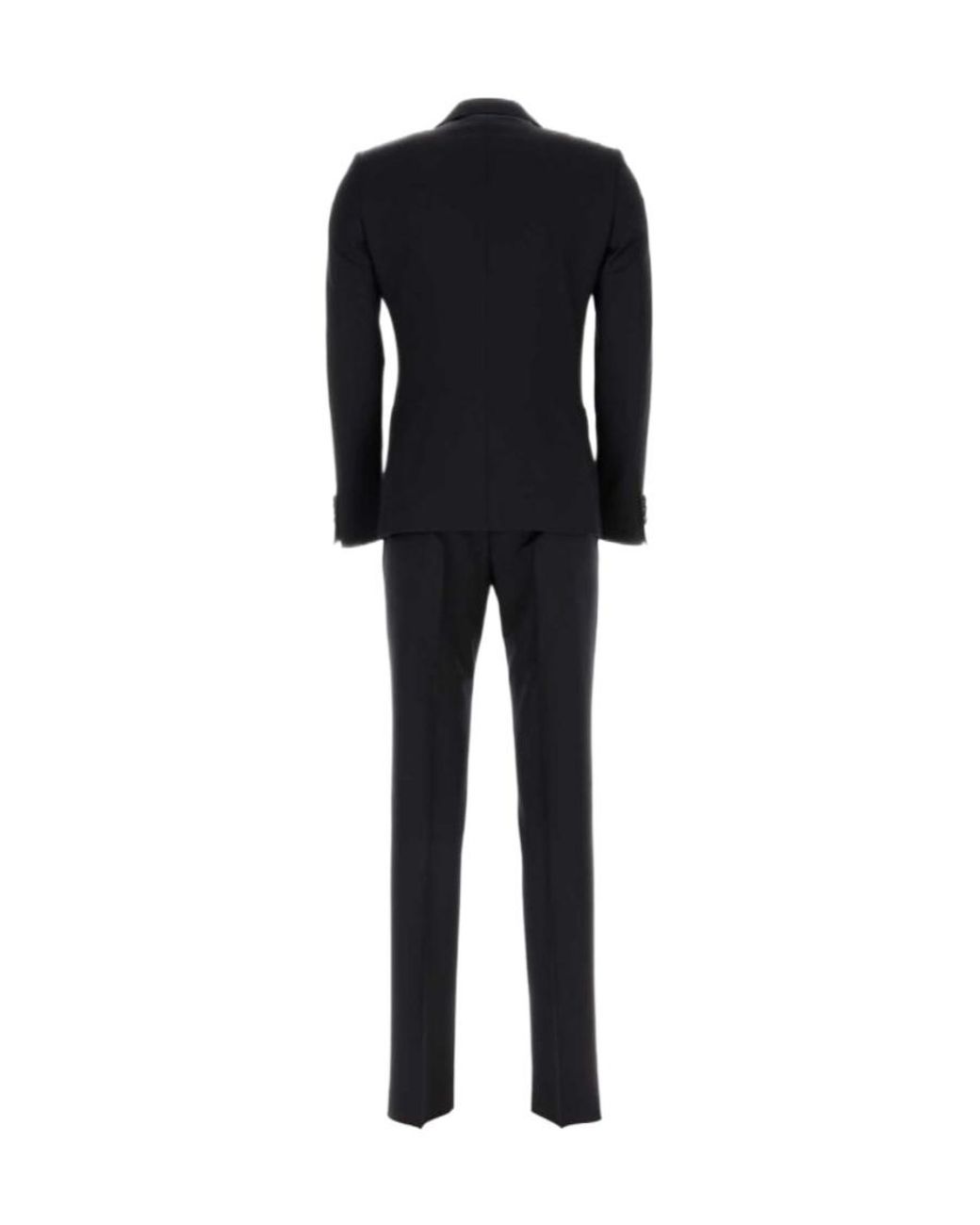 Zegna Black Two-Piece Tailored Suit for men
