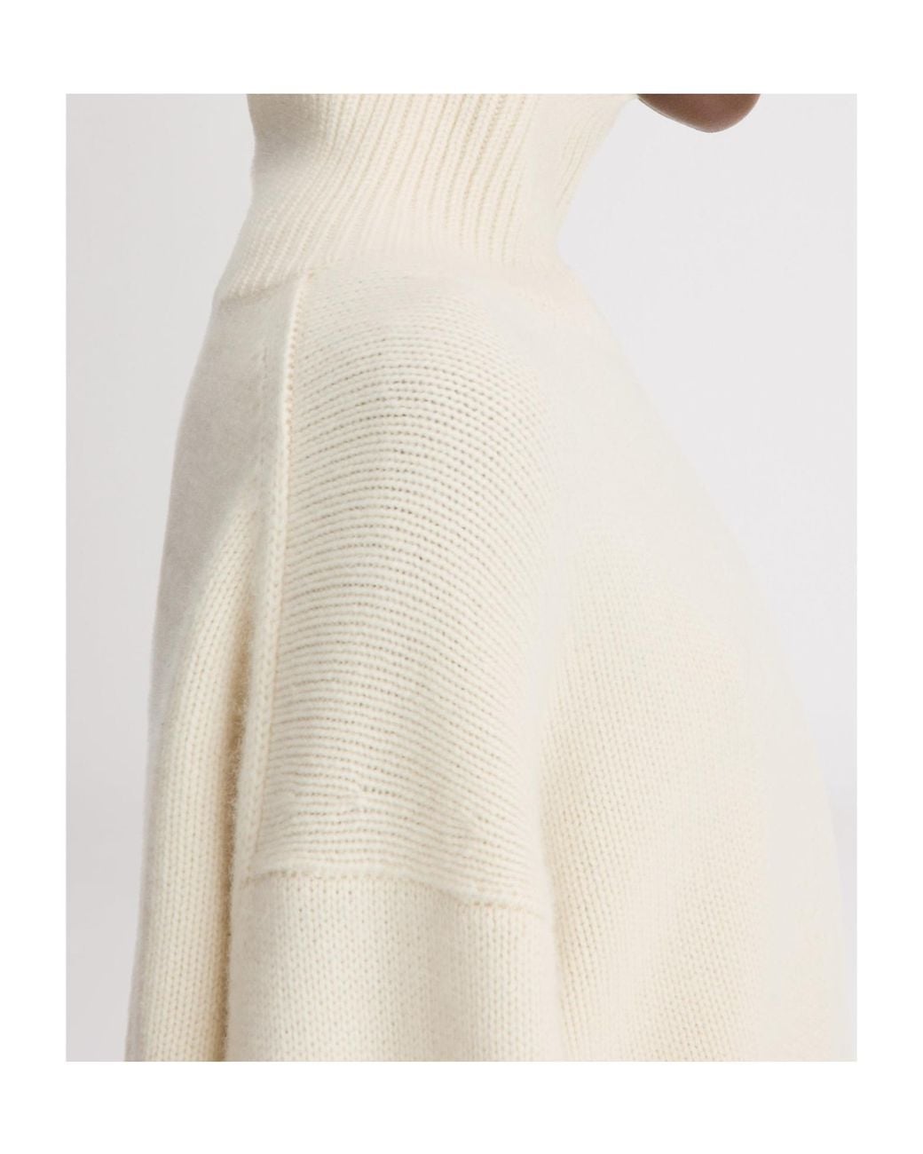 Loulou de Saison White Jonah Cashmere Sweater