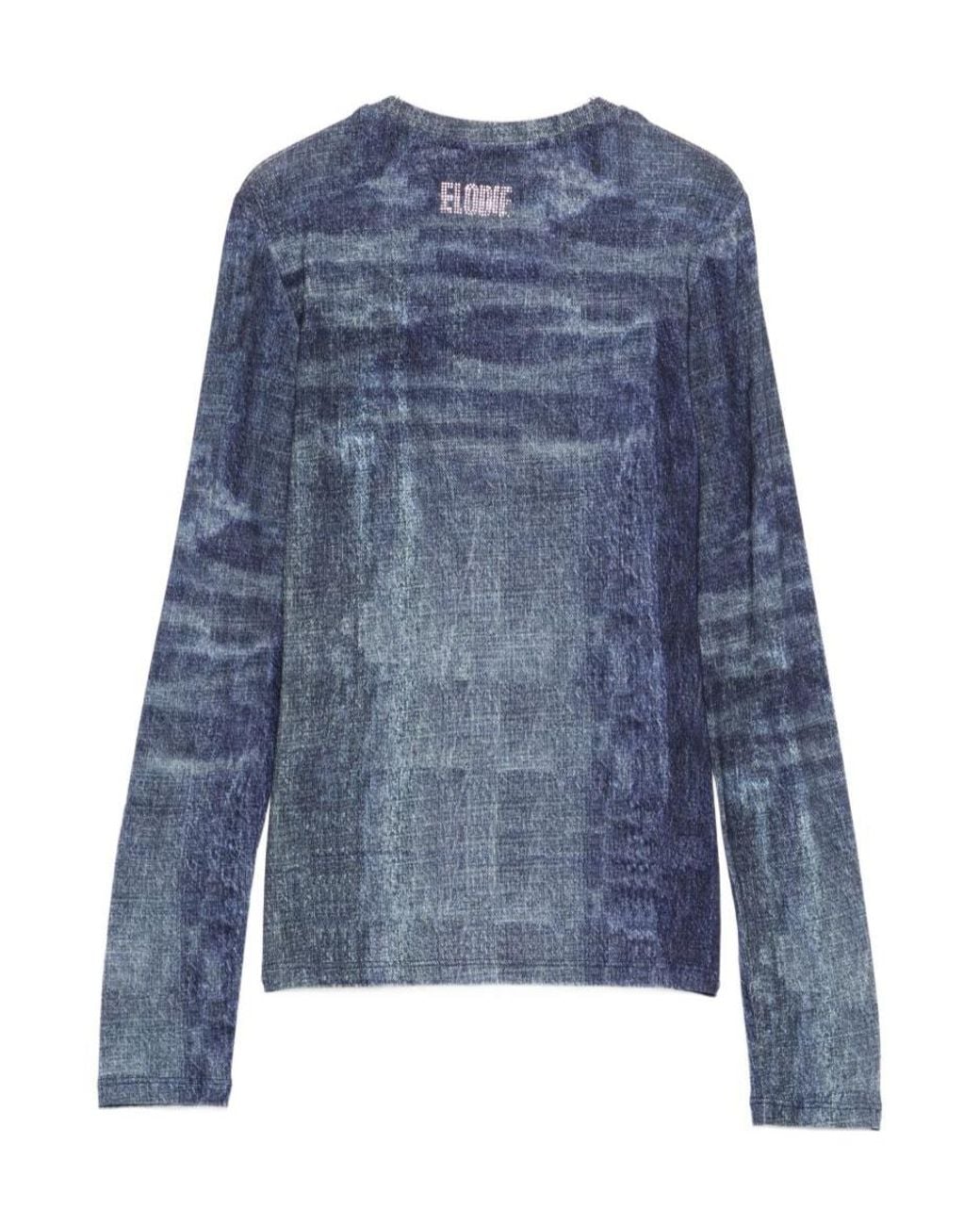 Liu Jo Blue Printed T-Shirt