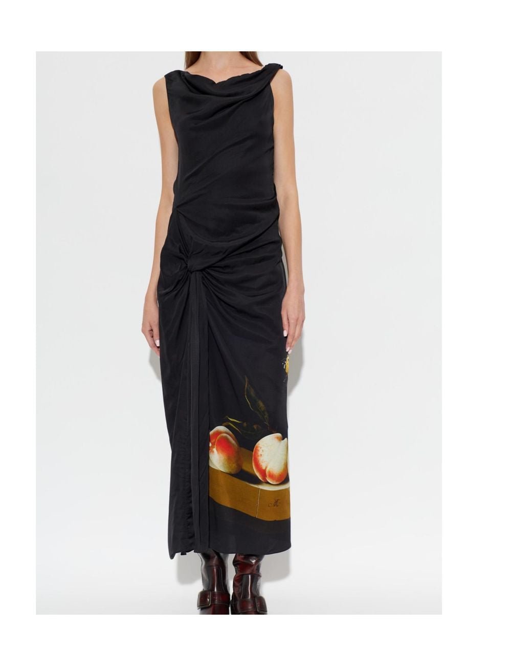 Dries Van Noten Black Sleeveless Dress