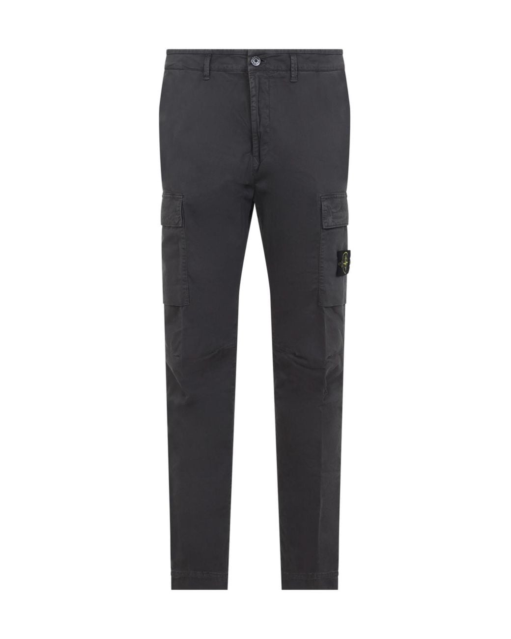 Stone Island Gray Regular-Fit Cargo Pants for men