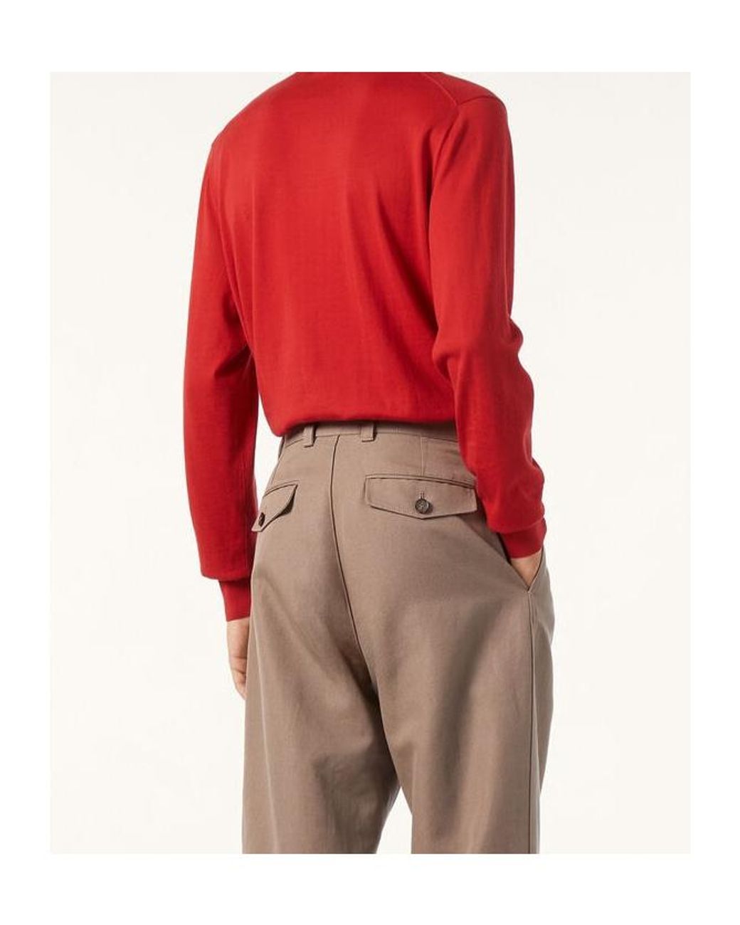 Loro Piana Red Polo Shirt for men