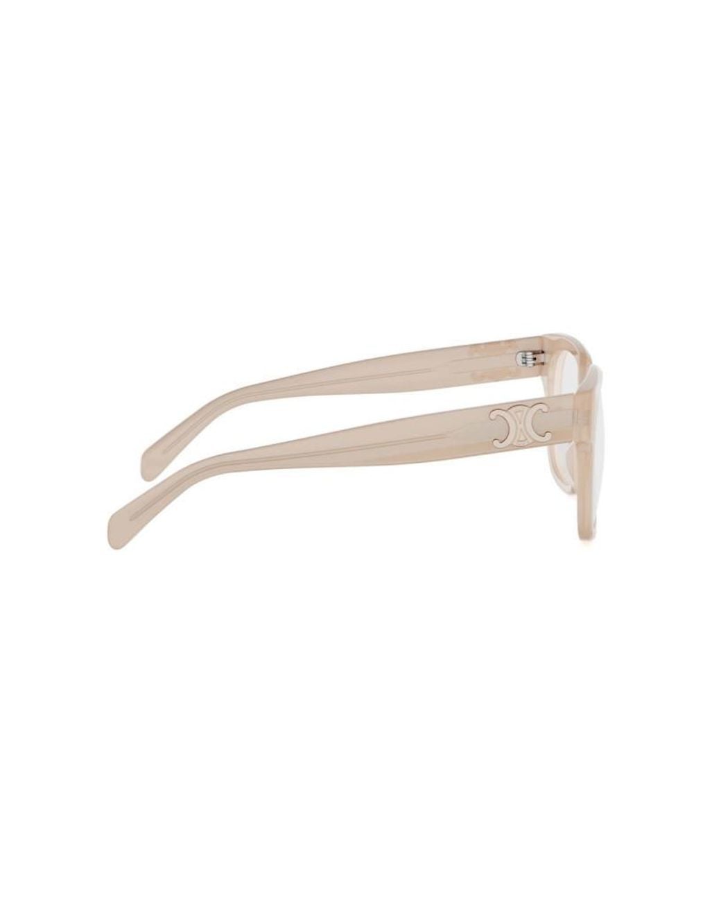 Céline White Full Frame Plain Mirror