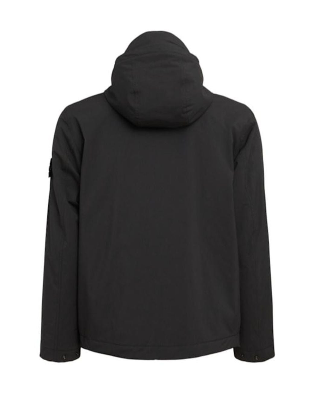 Stone Island Black Long-Sleeved Casual Jacket for men