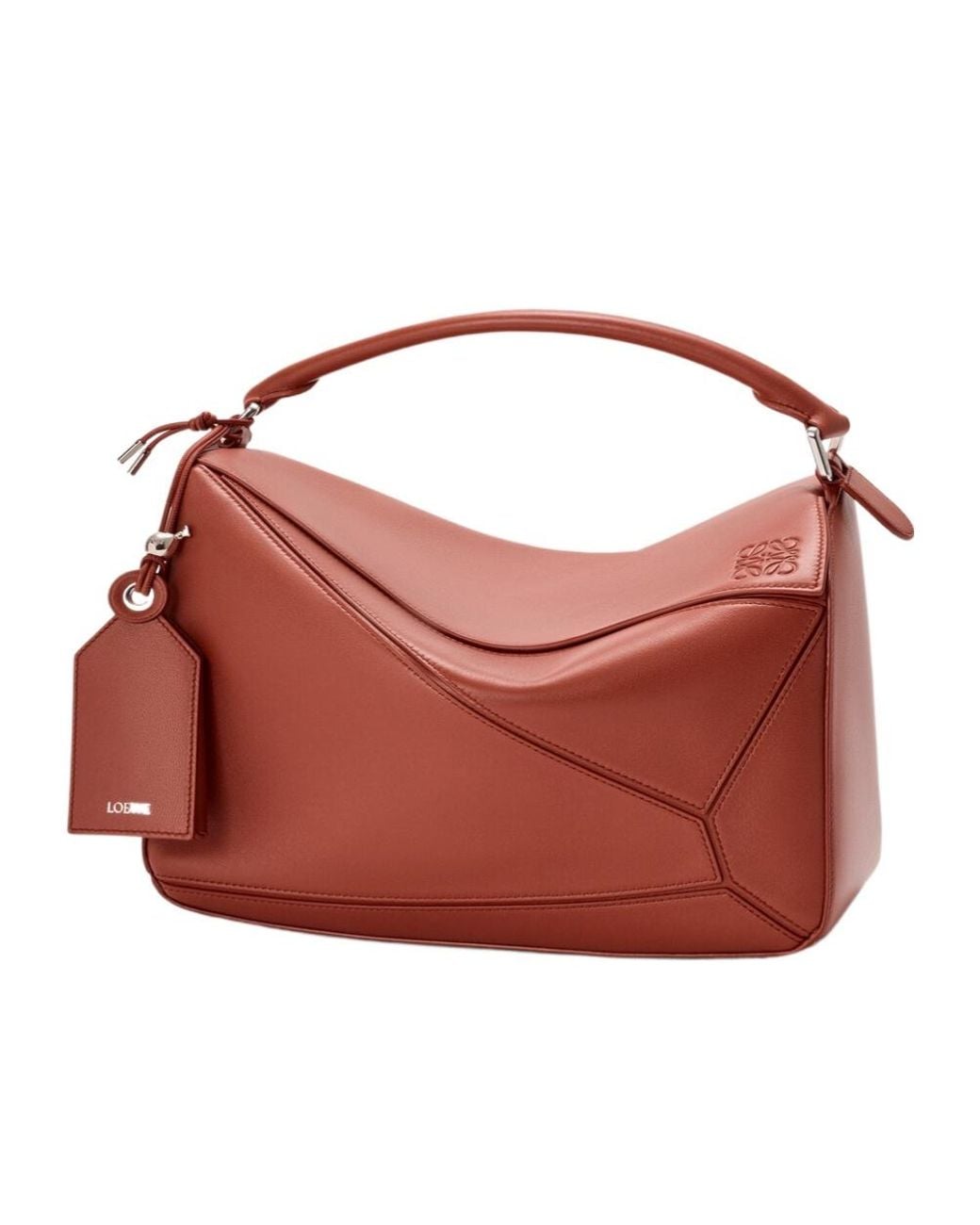 Loewe Red Large Featherlight Puzzle Bag for men