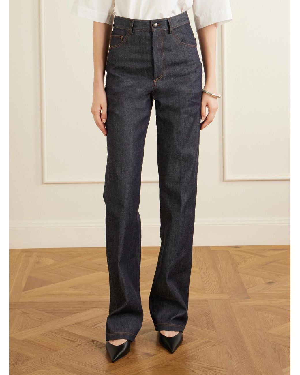 Altuzarra Blue Mills Wide-Leg Jeans