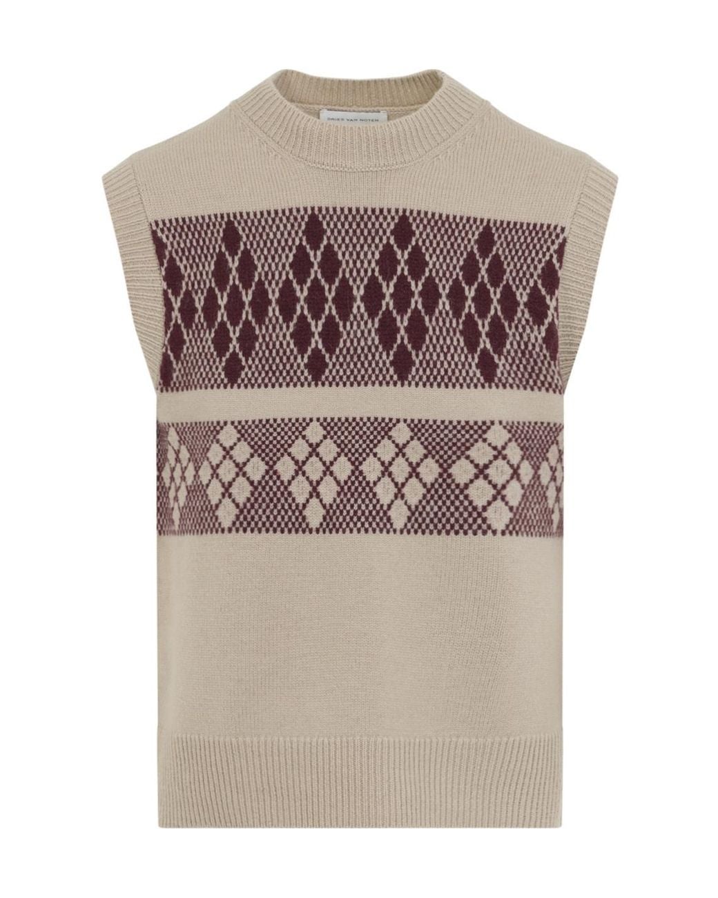 Dries Van Noten Gray Manta Sweater for men