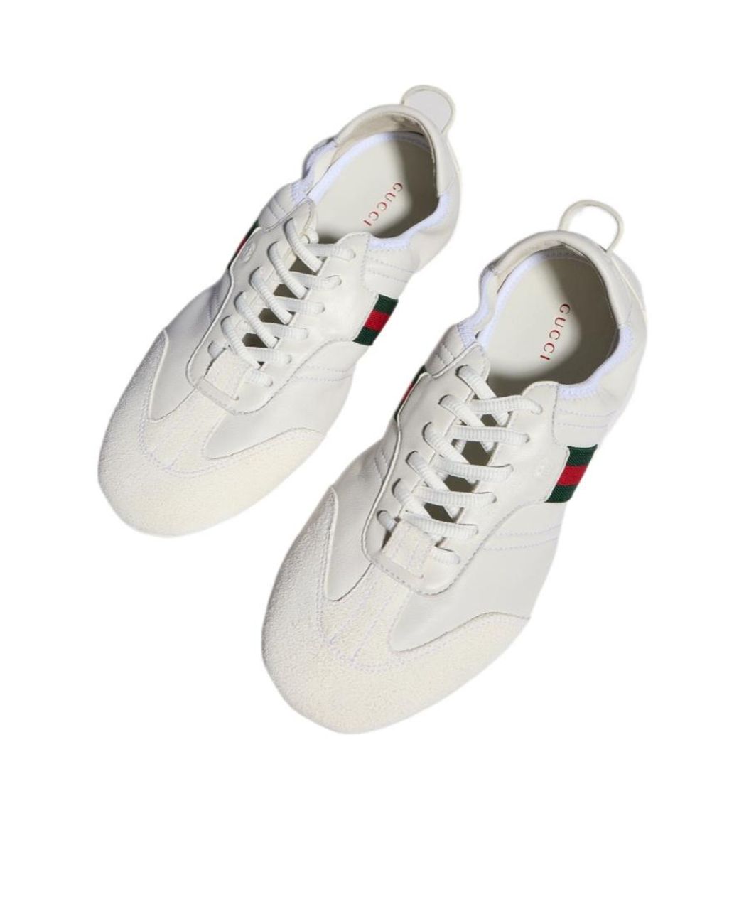 Gucci White Flex Sneakers