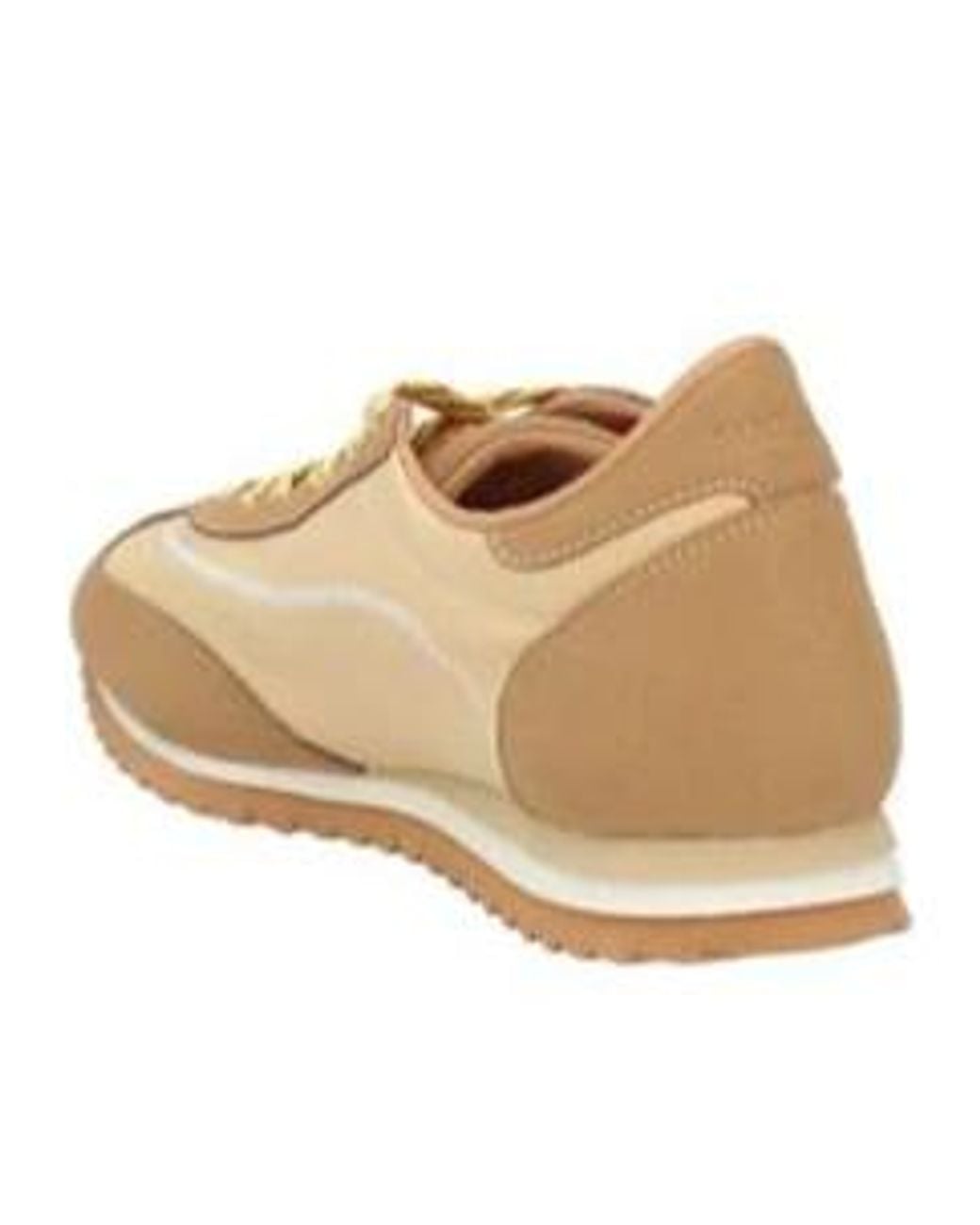 MAX&Co. Natural Two-Tone Low-Top Casual Sneakers