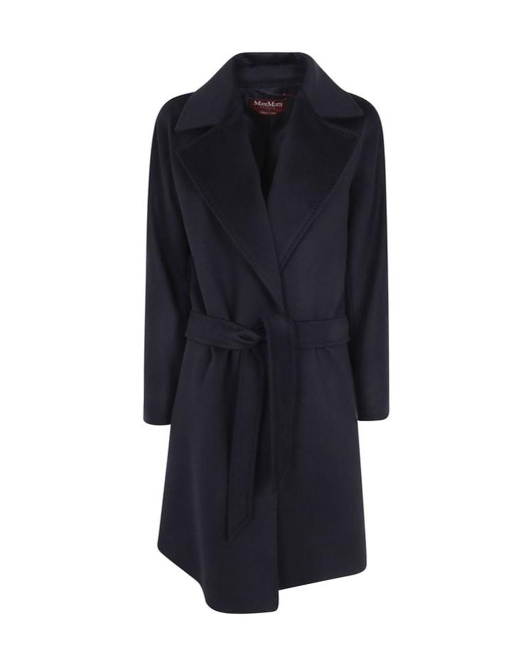 Max Mara Brown Tan Mstdravenna Belted Wrap Coat