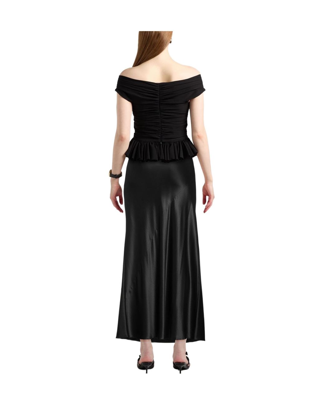 Saint Laurent Black Long Skirts