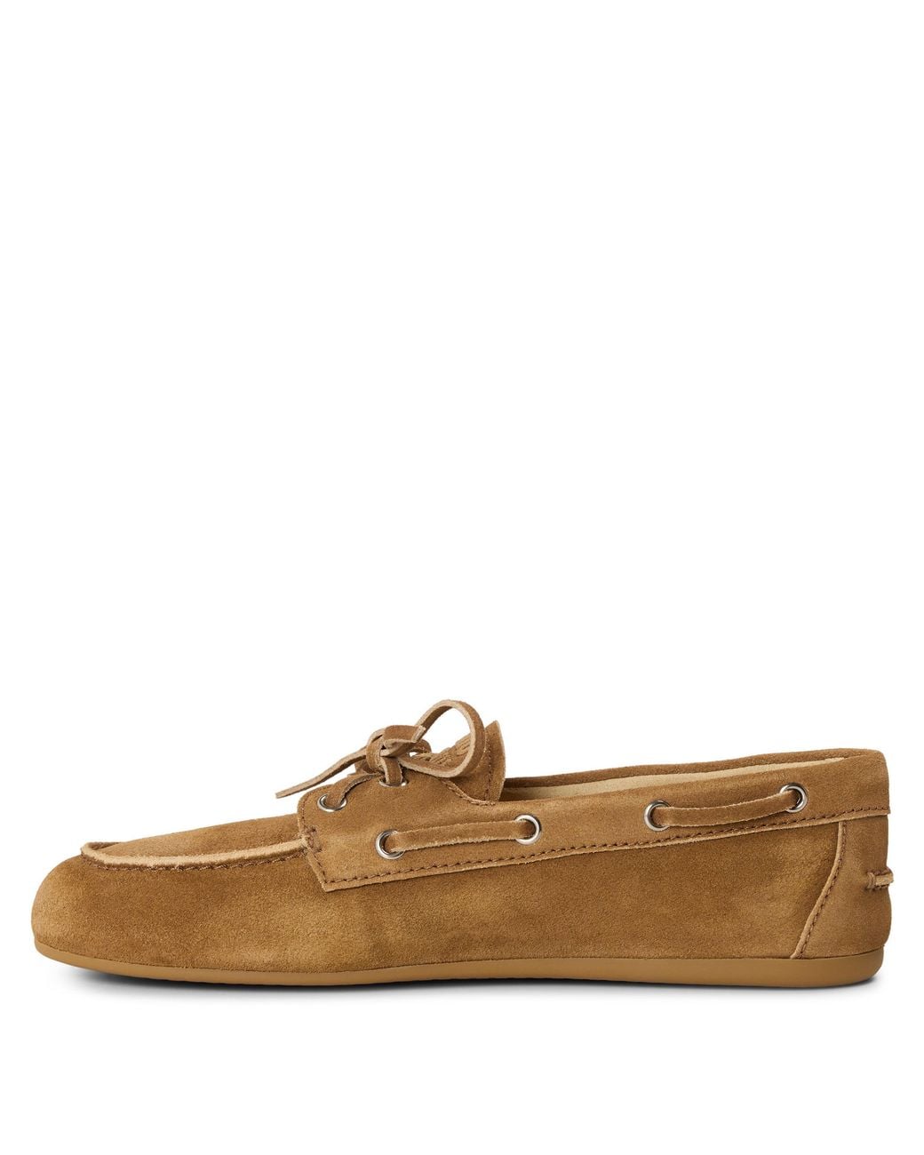 Miu Miu Brown Boat Shoes