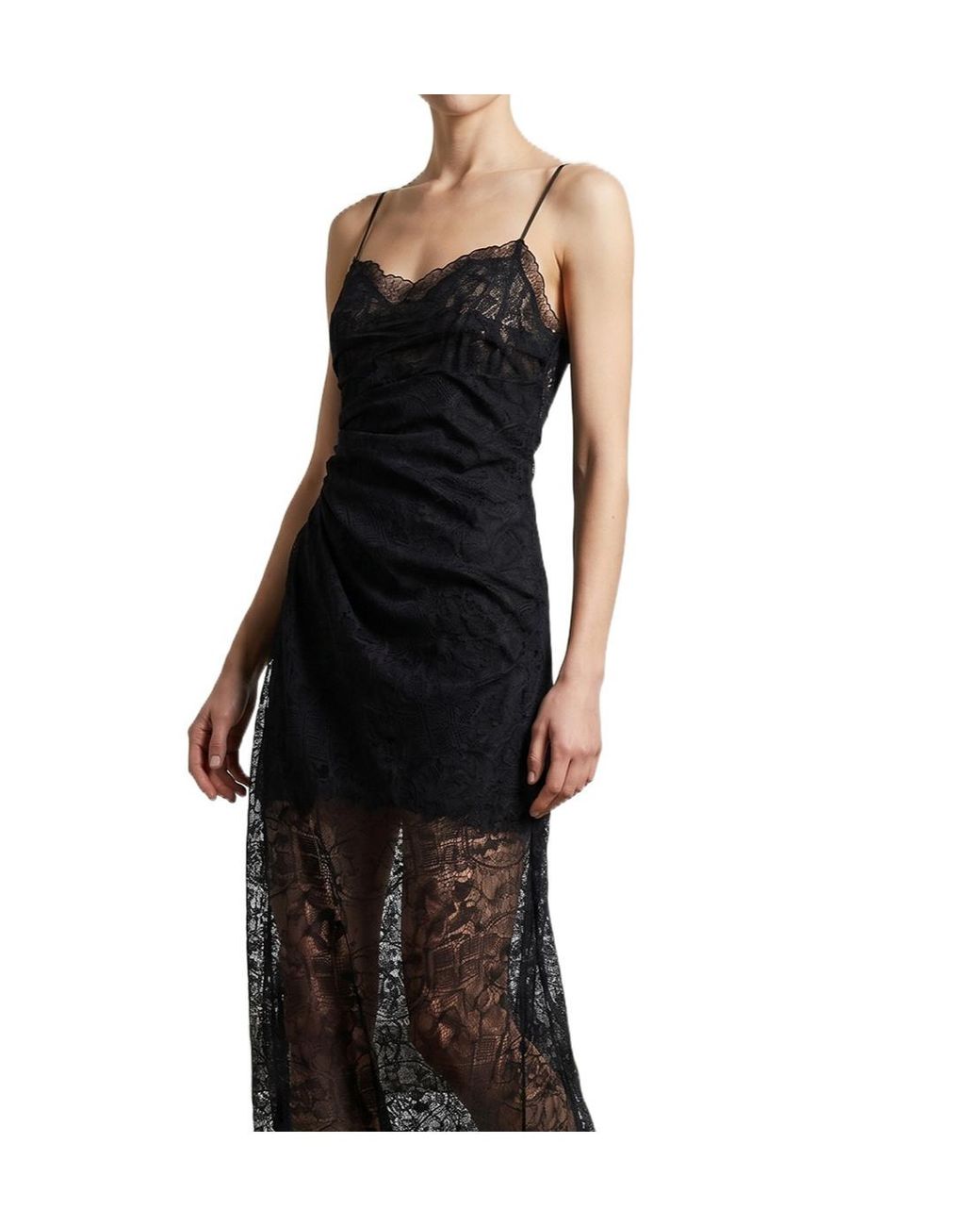Ermanno Scervino Black Majolica Lace Dress