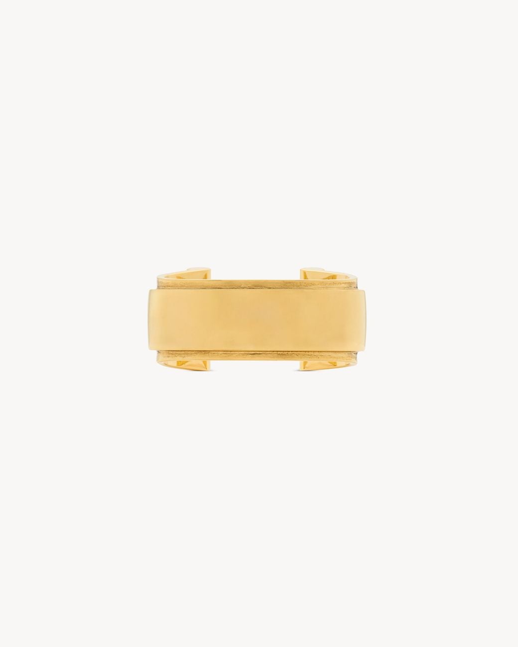 Saint Laurent Metallic Open-Style Bracelet