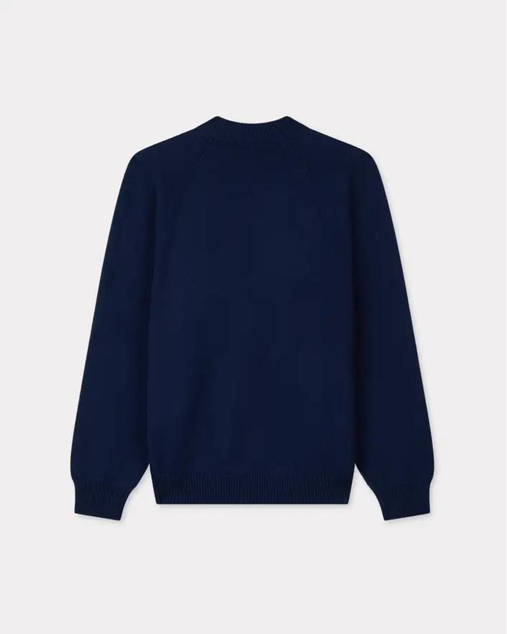 KENZO Blue Embroidered Sweater With Badges for men