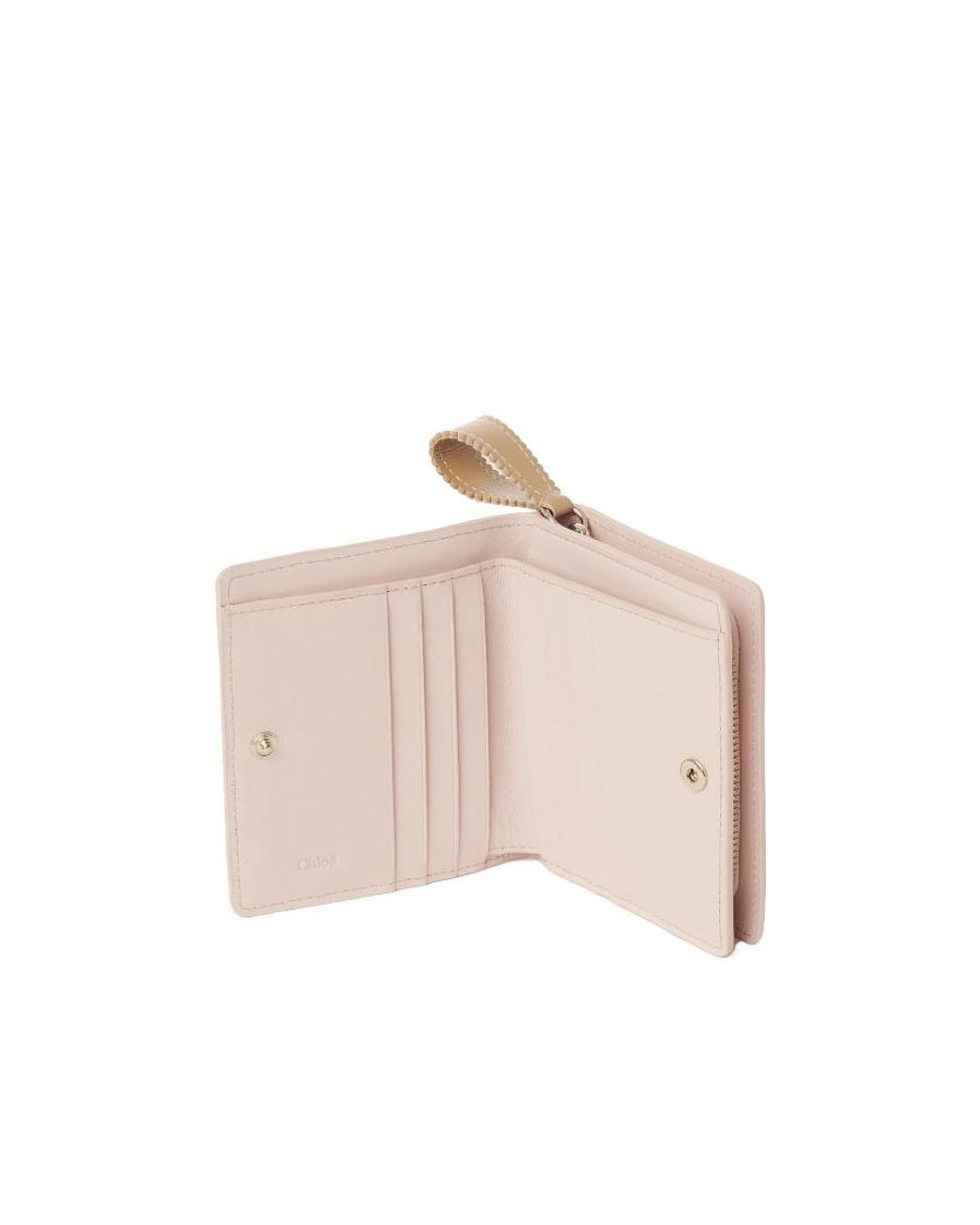 Chloé Natural Multi-Color Logo Wallet
