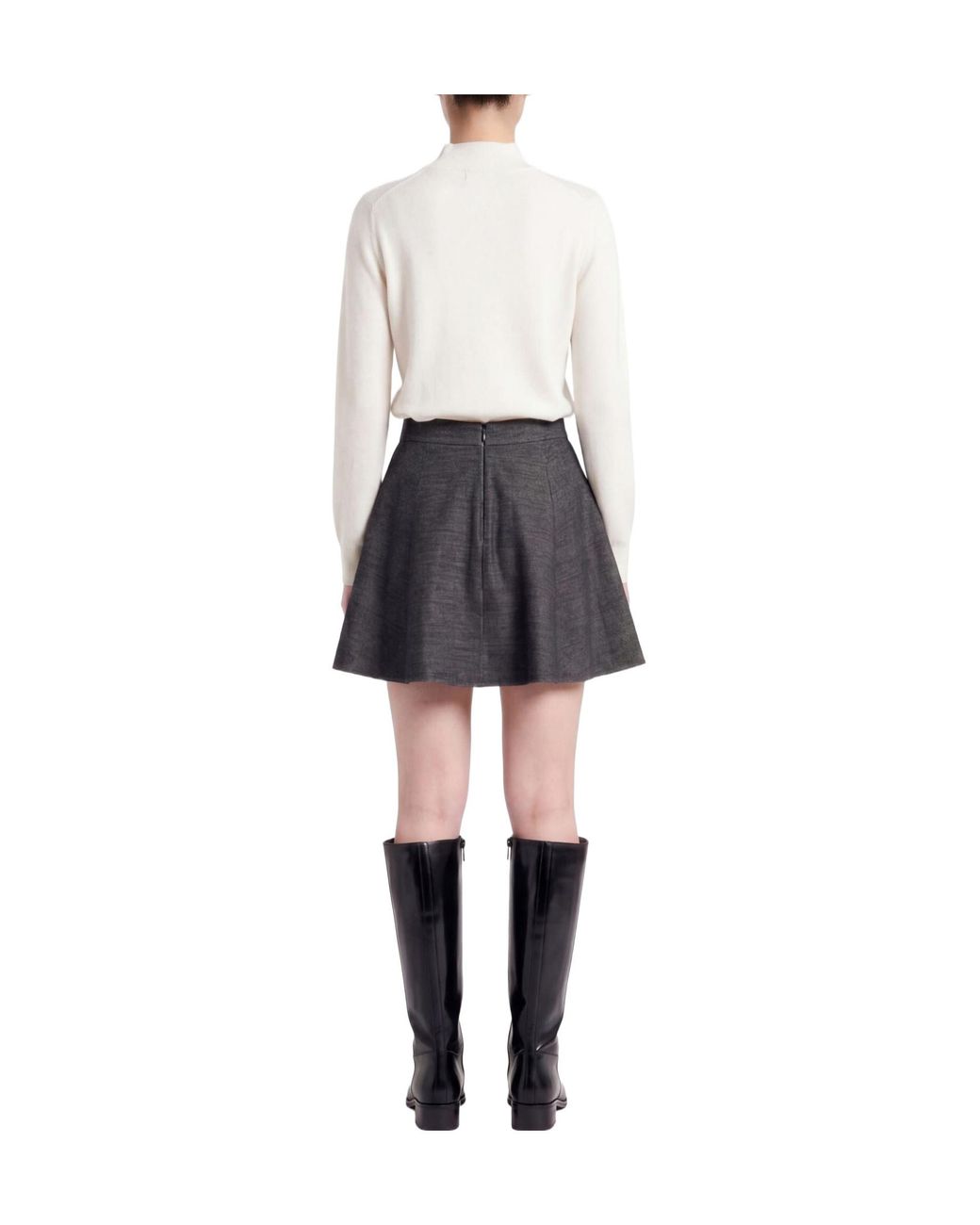 MAX&Co. Gray Mini Skirts