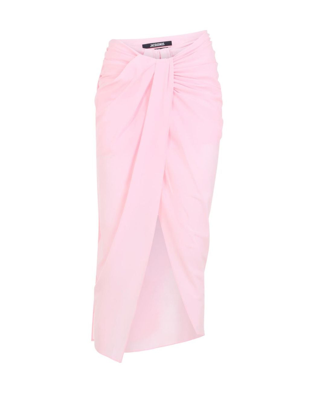 Jacquemus Pink The Paréo Asymmetric Skirt