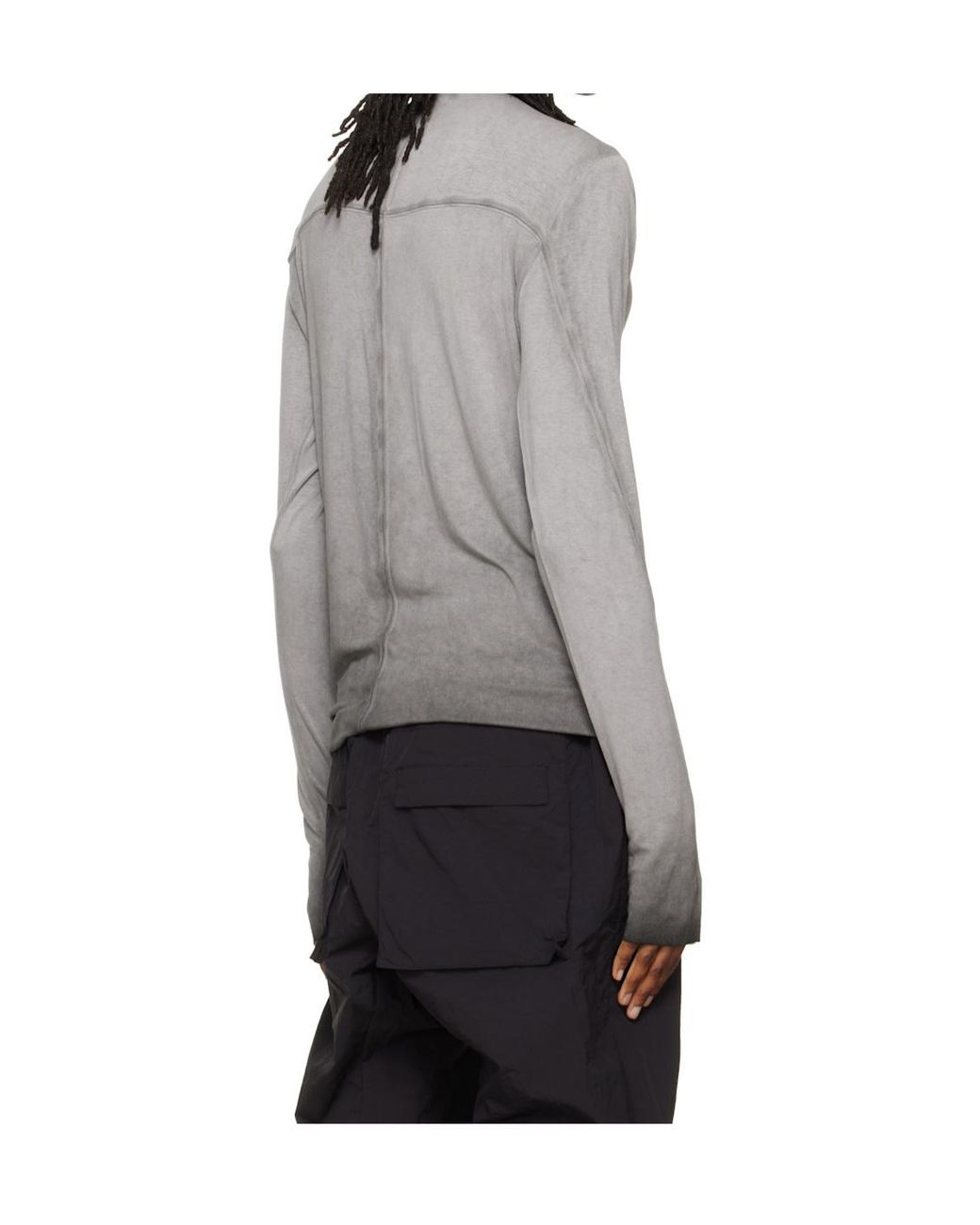 Thom Krom Gray Slim Turtleneck Sweater for men