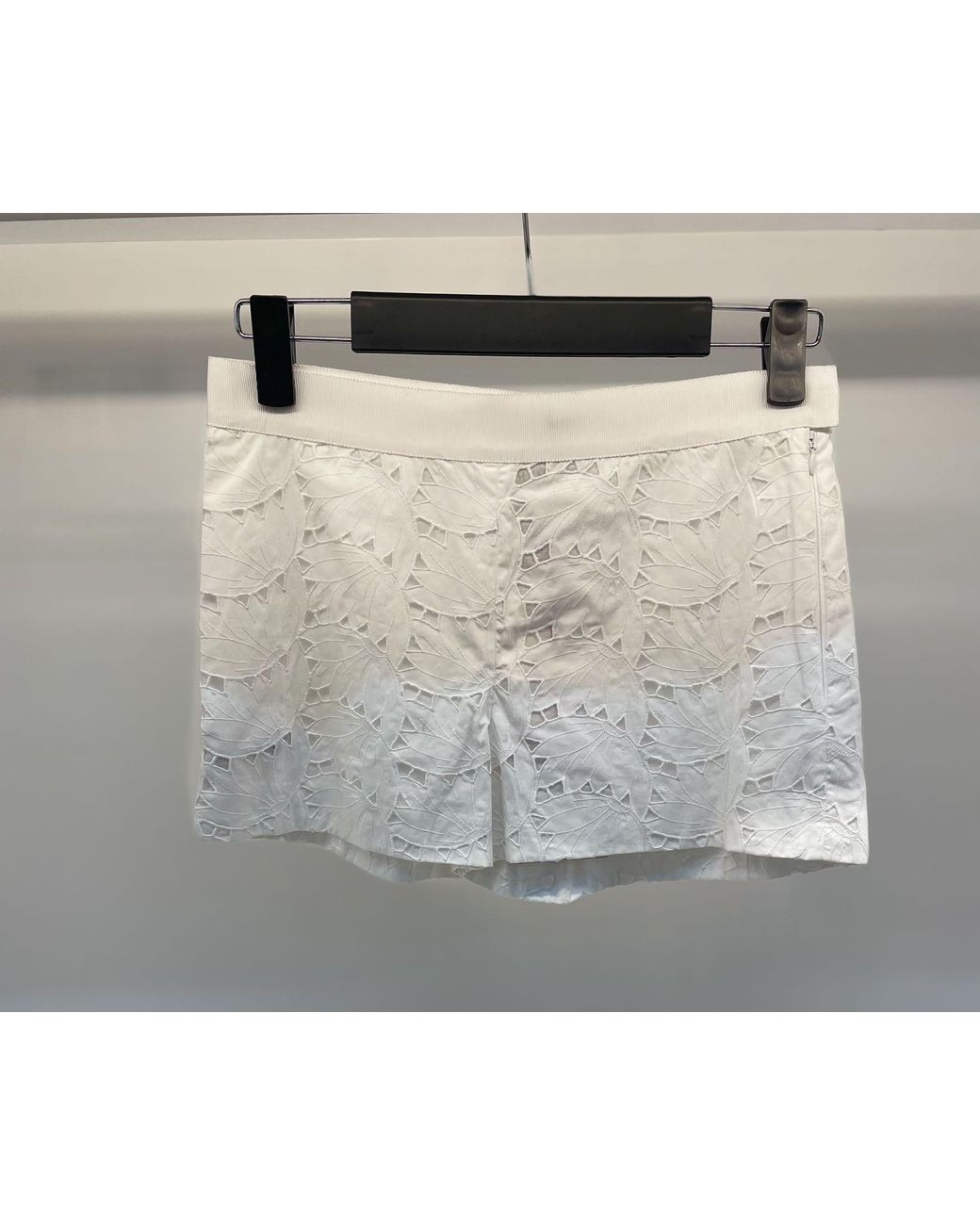 Max Mara White Wide-Leg Shorts