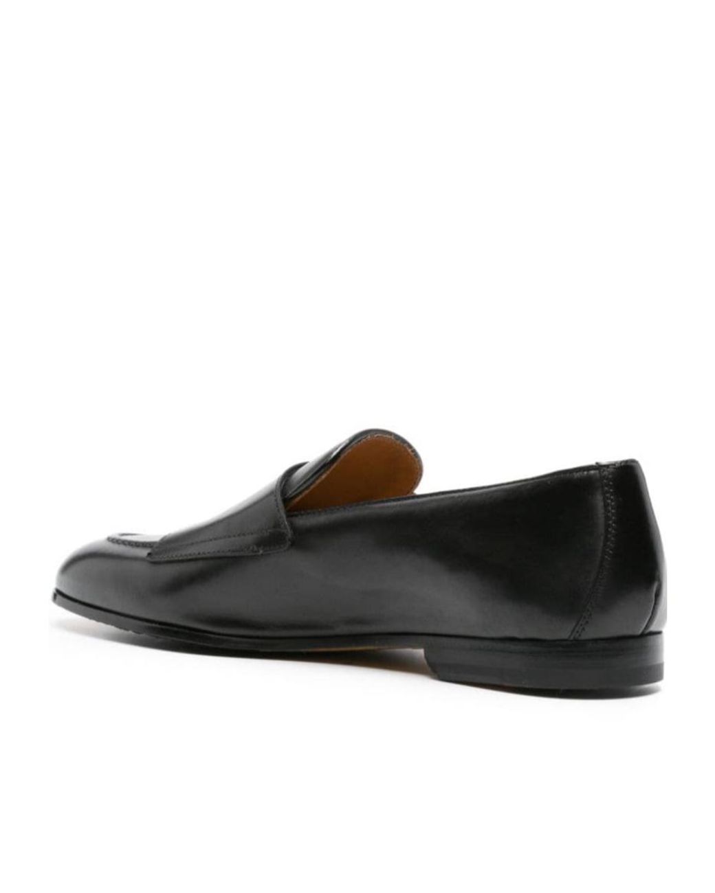 Doucal's Black Double-Buckle Loafers for men