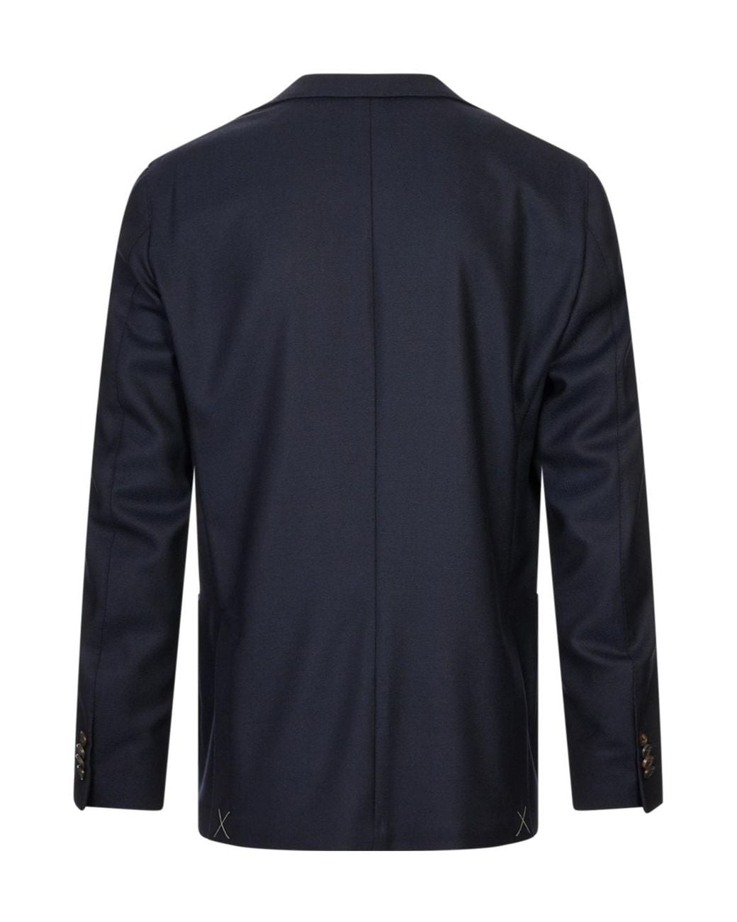 Corneliani Blue Single-Breasted Notch-Lapel Blazer for men