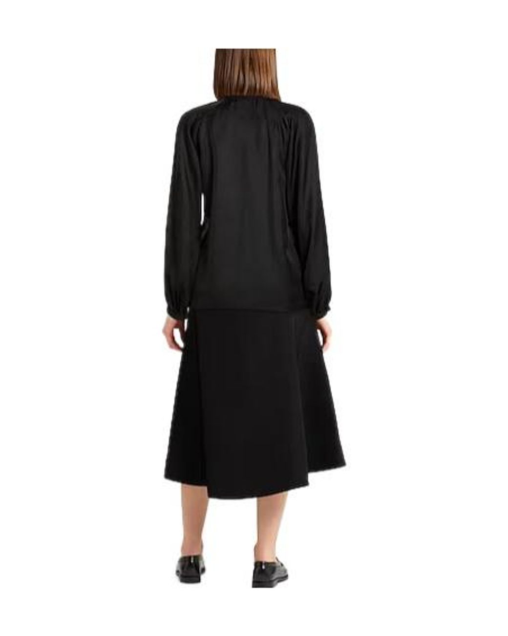 Max Mara Black Plain Colour Tops