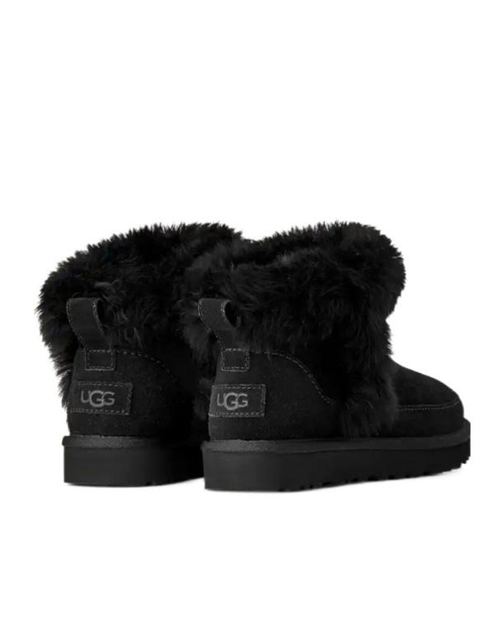 Ugg Black Classic Ultra Mini Chalet Boots