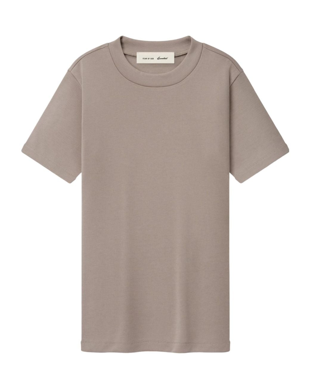 Fear Of God Gray Soft Rib Fitted T-Shirt