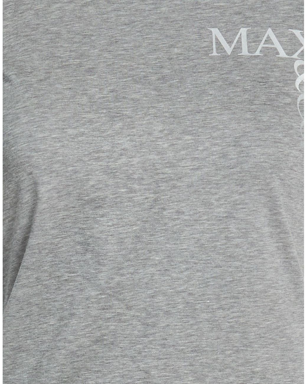 MAX&Co. Gray Logo Crew Neck T-Shirt
