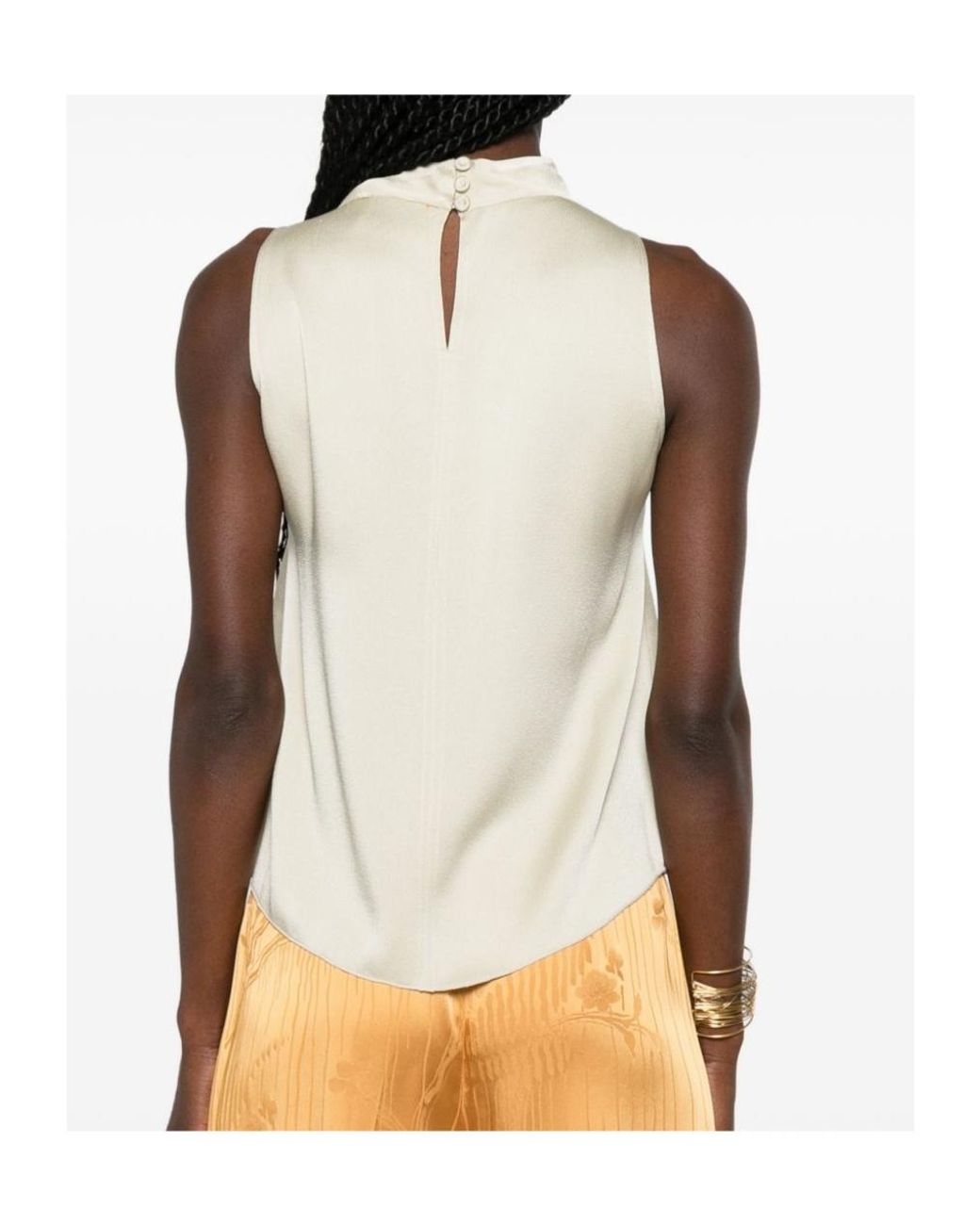 Forte_forte Natural Sleeveless Blouse