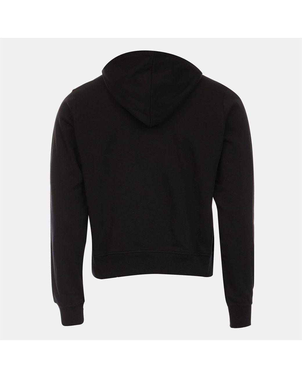 DIESEL Black Drawstring Hooded Sweatshirt
